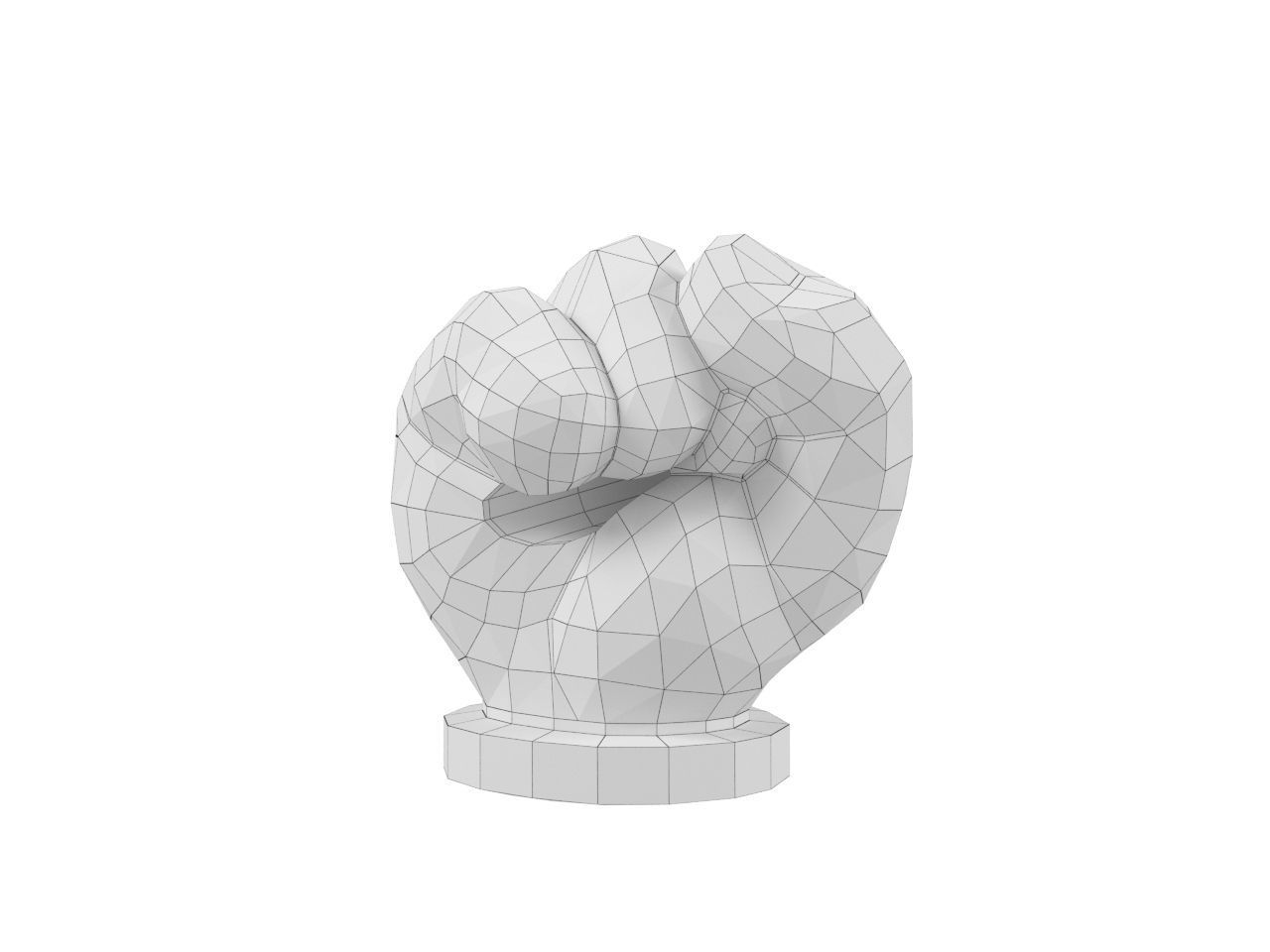 Hand Mickey Fist 3D print model_7