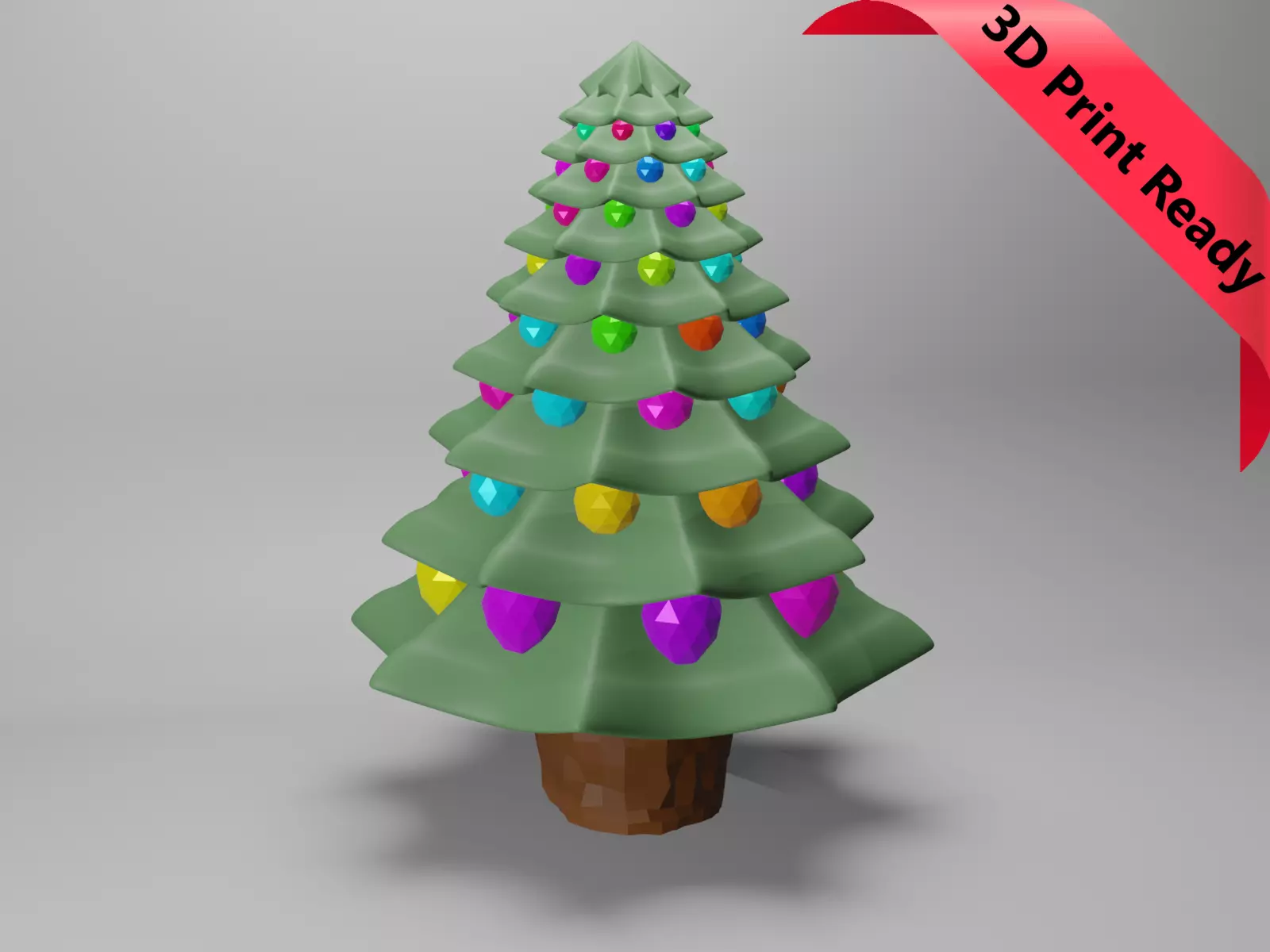 Christmas tree  3D print model_0