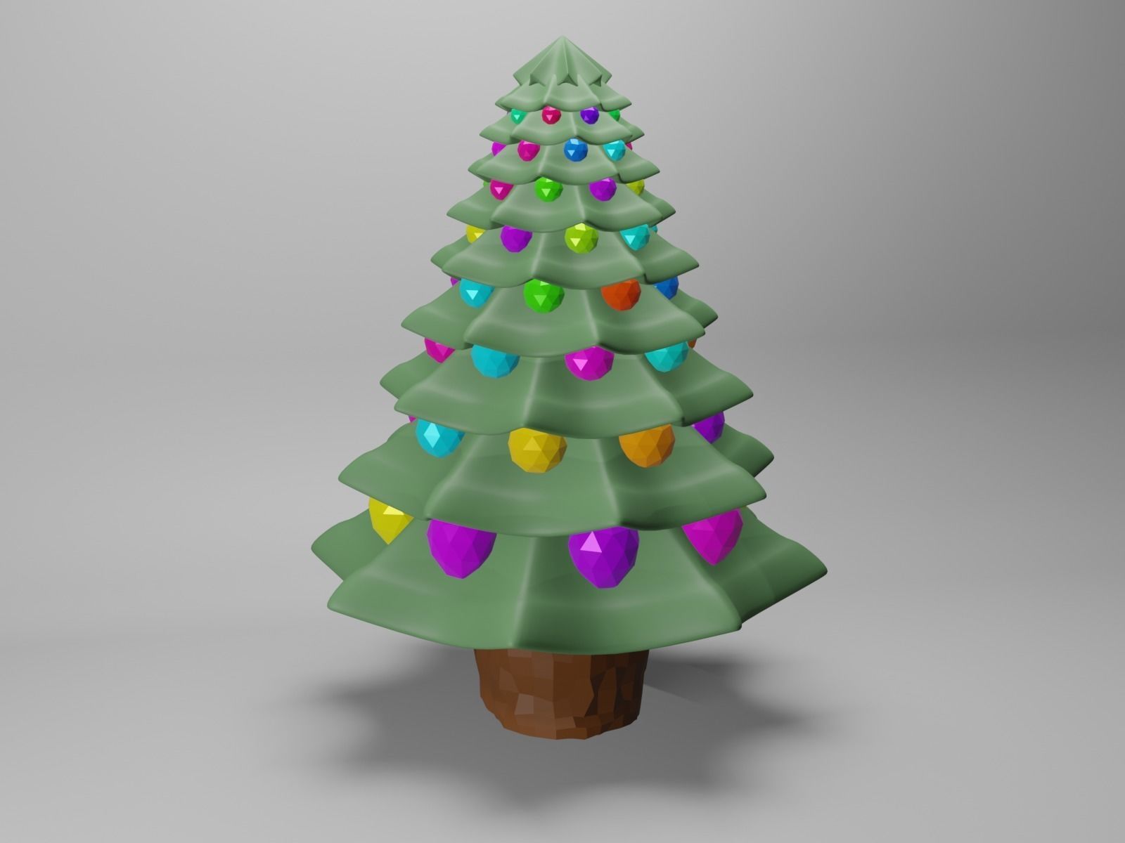 Christmas tree  3D print model_17