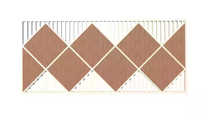 Modern Gate - Skp Model 3D model