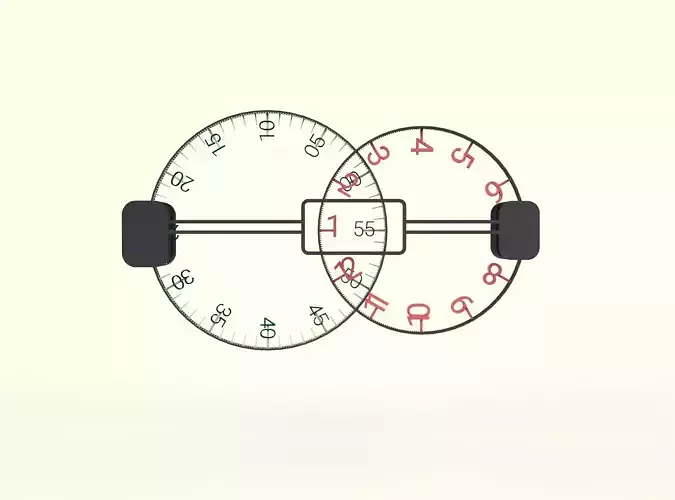 Wall clock  3D print model