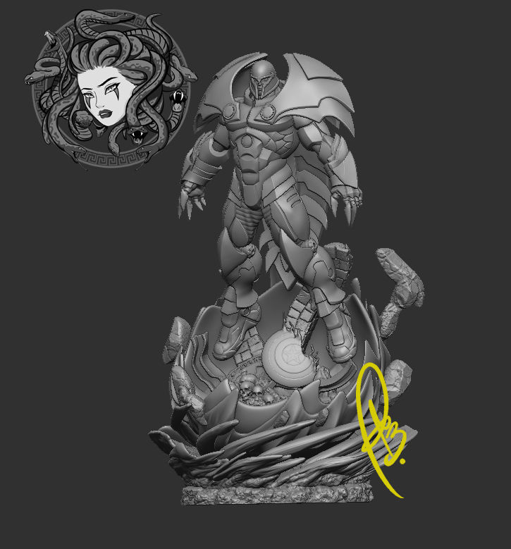 ONSLAUGHT BY CREATIVE GEEK MB 3D print model_3