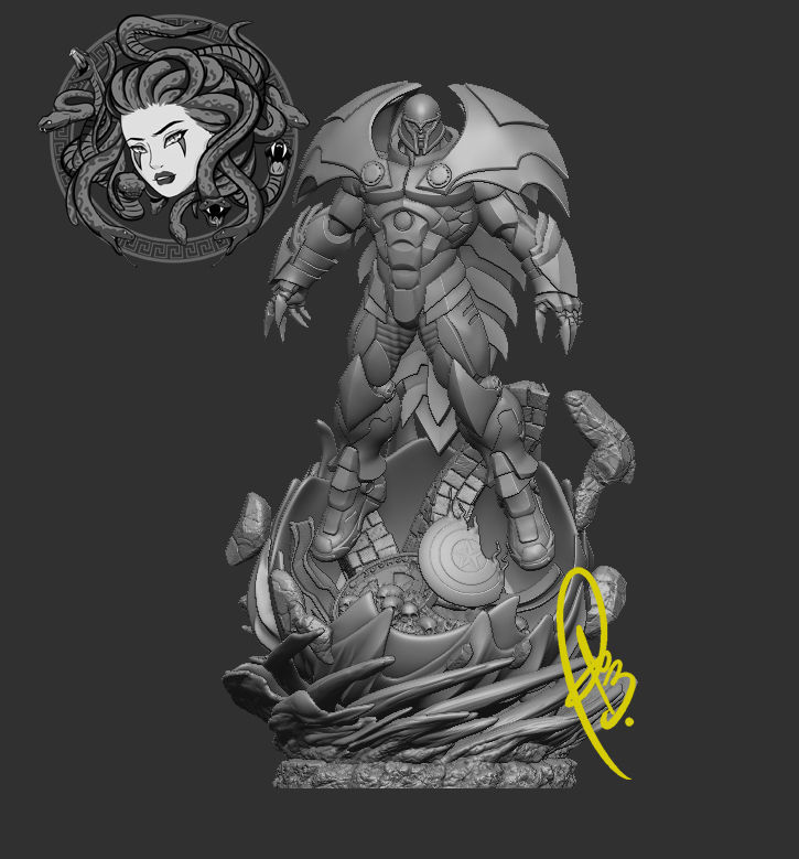 ONSLAUGHT BY CREATIVE GEEK MB 3D print model_4