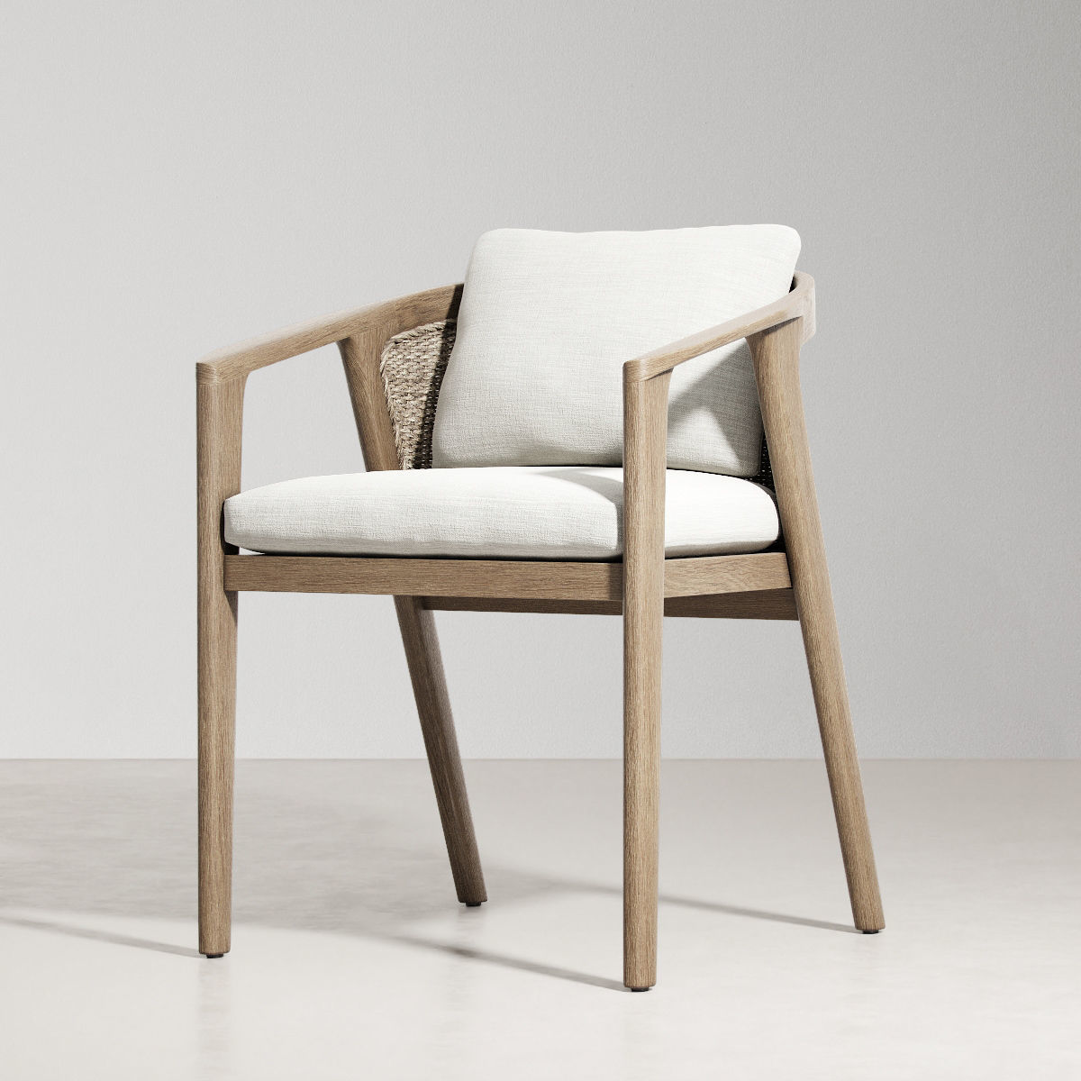 MALTA TEAK DINING SET 3D model_7