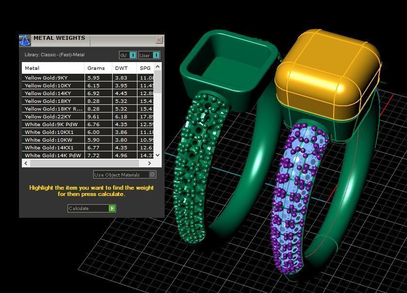 color ring pomellato  like 3D model_5