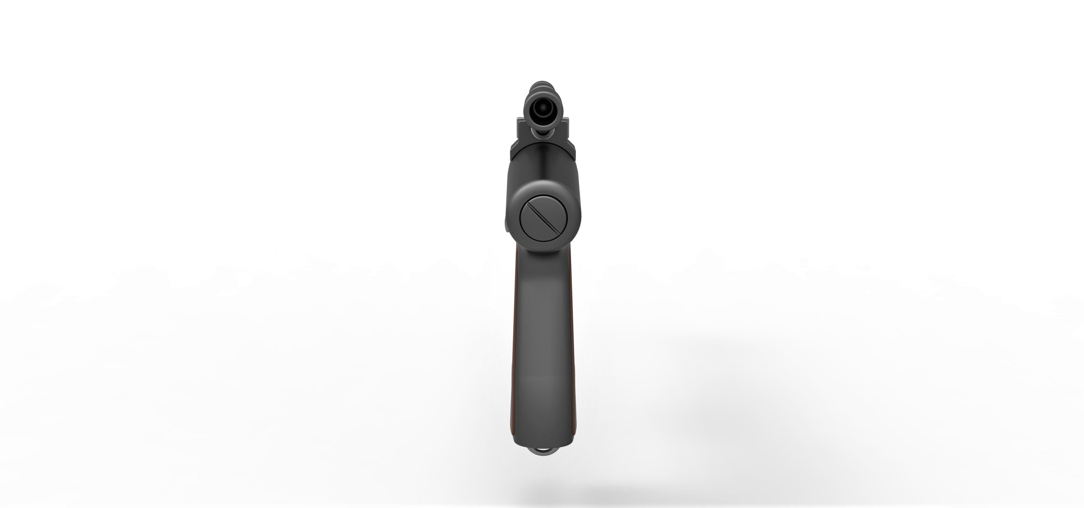 Blaster Pistol of Boba Fett from The Mandalorian TV series 3D model_11