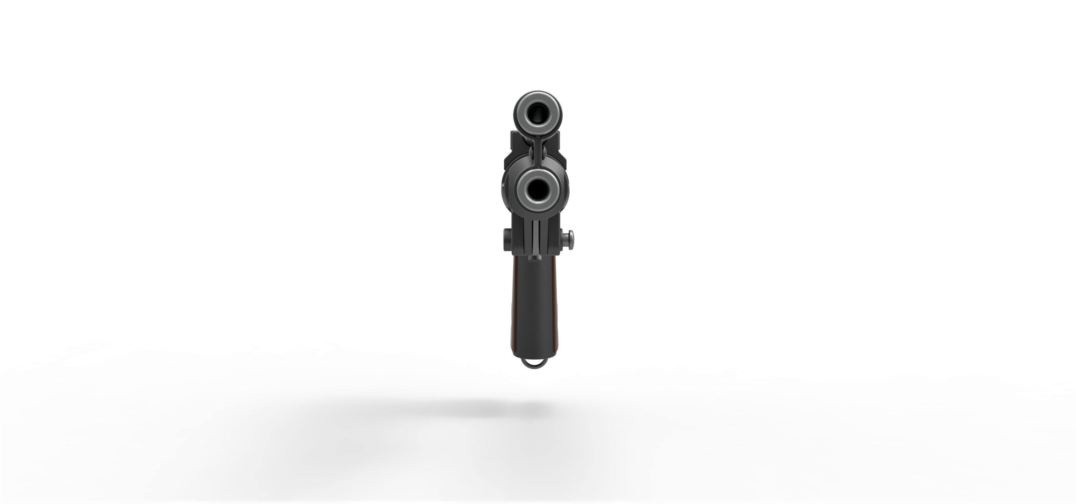 Blaster Pistol of Boba Fett from The Mandalorian TV series 3D model_5