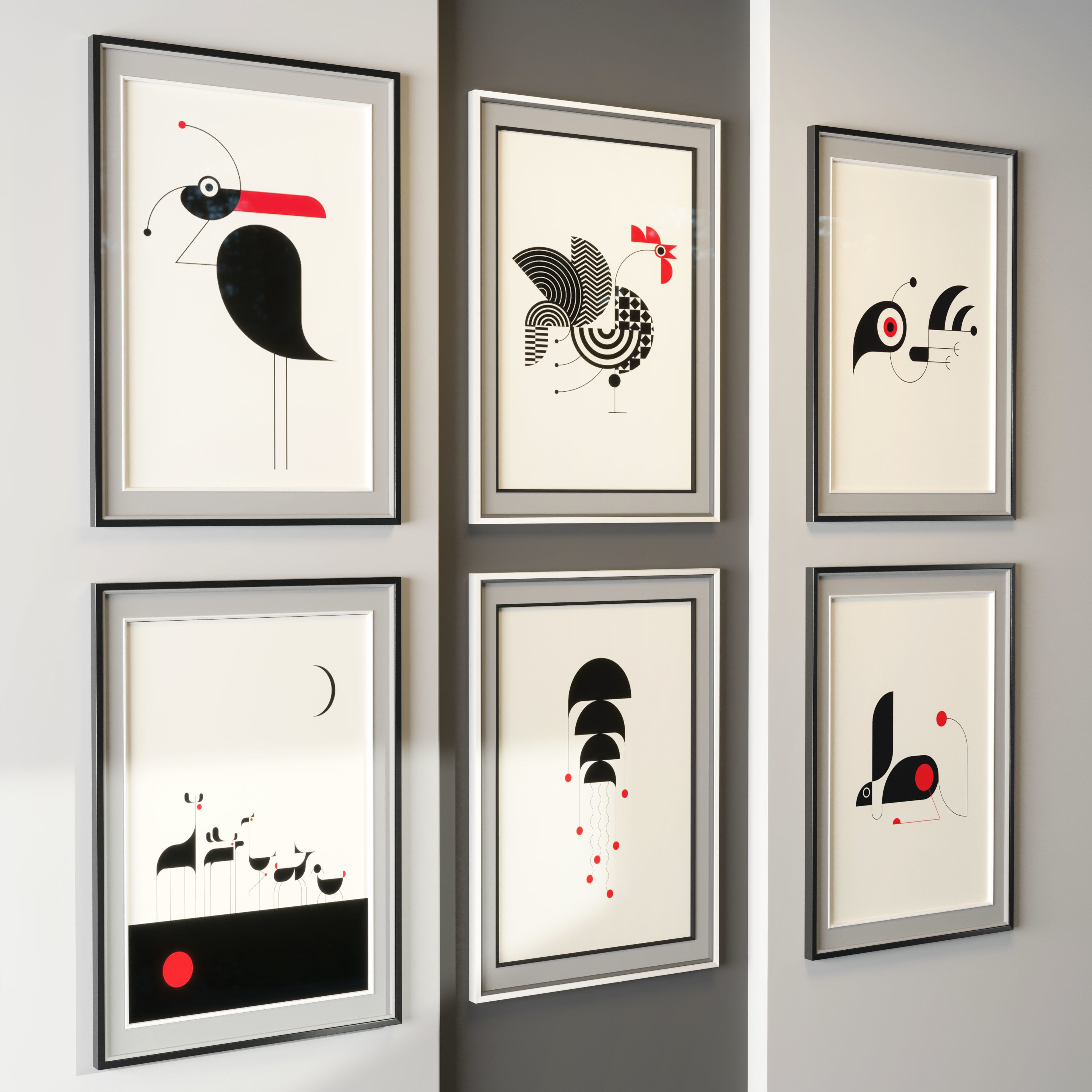 Art Frame 0105 Low-poly 3D model_1