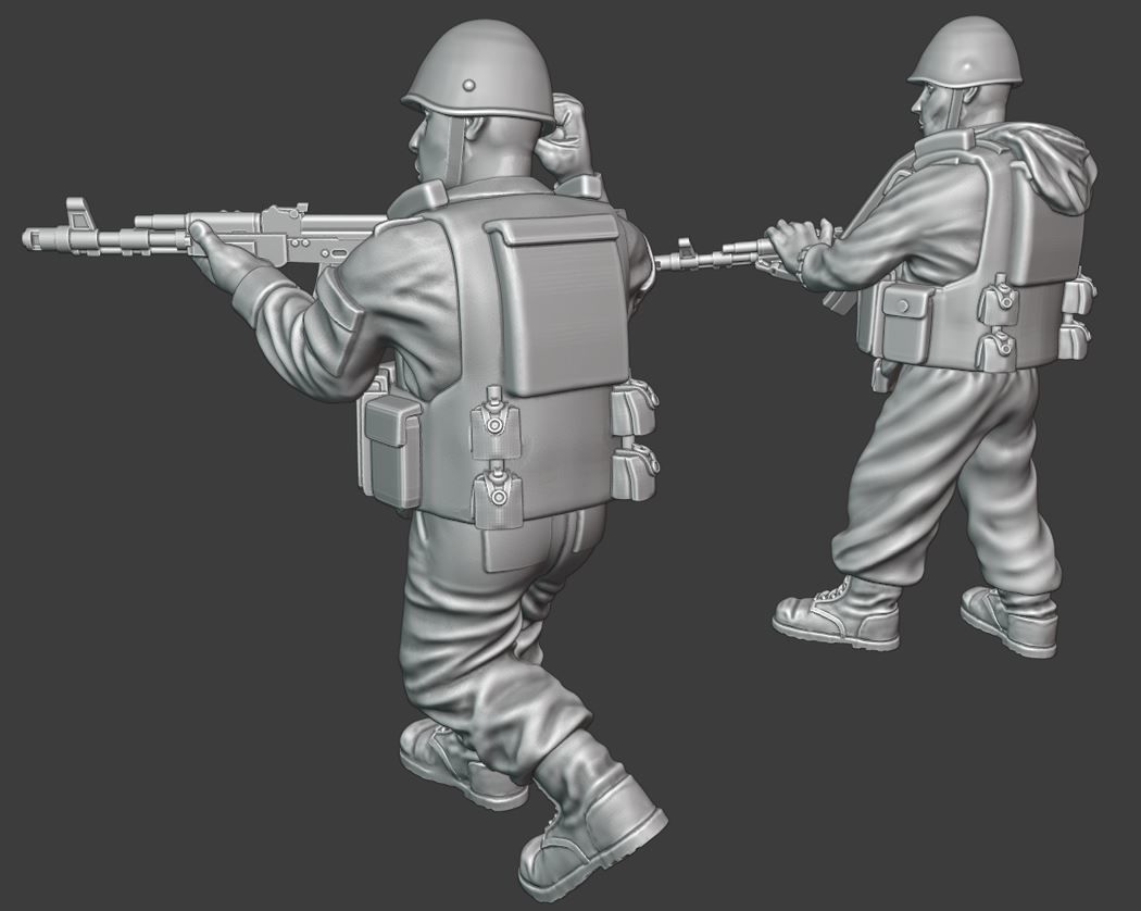 Modern Russian Riflemen - 6B4 - 28mm wargaming miniatures 3D print model_4