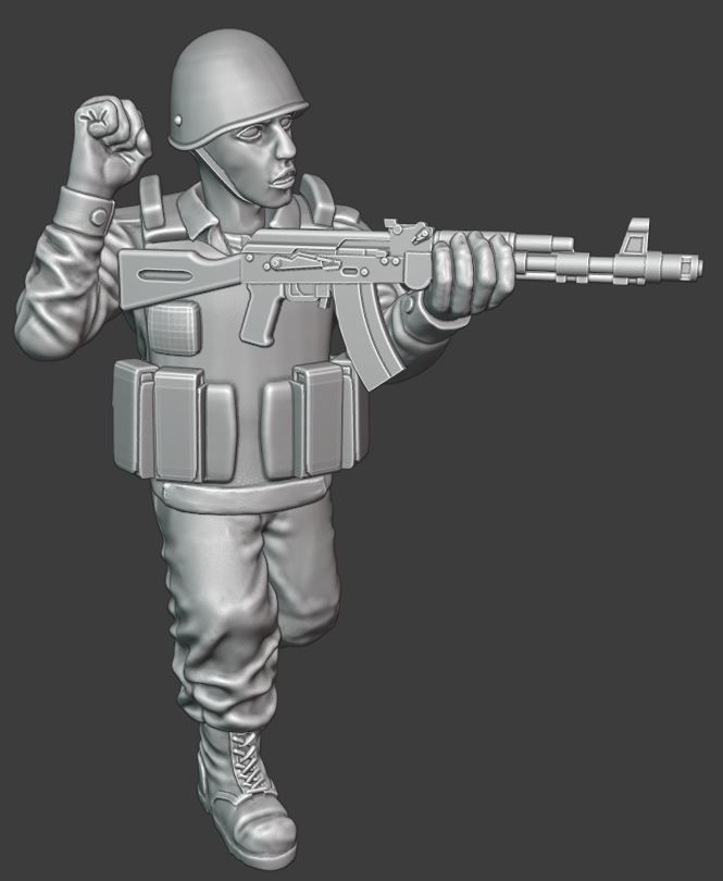 Modern Russian Riflemen - 6B4 - 28mm wargaming miniatures 3D print model_5