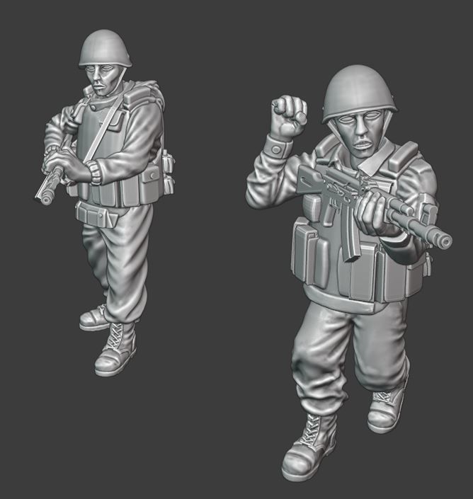 Modern Russian Riflemen - 6B4 - 28mm wargaming miniatures 3D print model_2