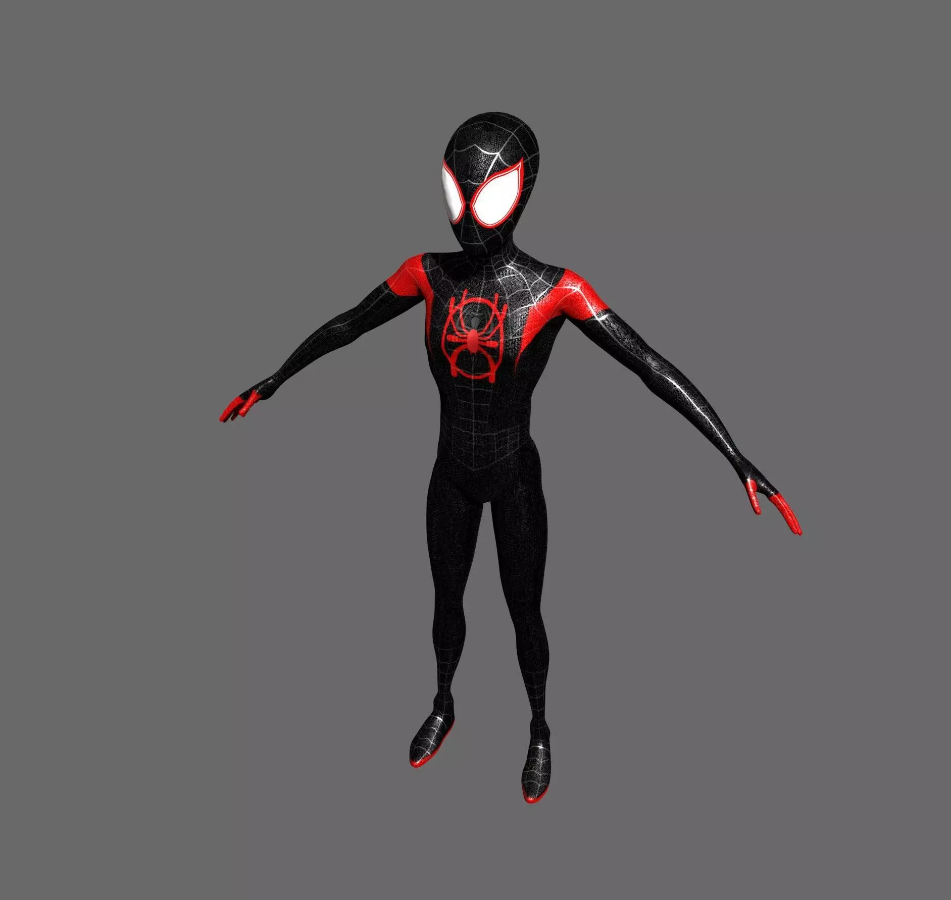 Spiderman Miles Morales  3D model_0