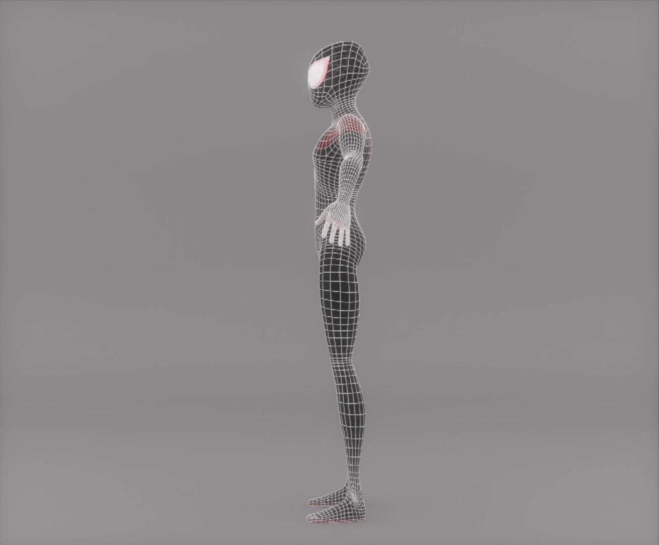 Spiderman Miles Morales  3D model_3