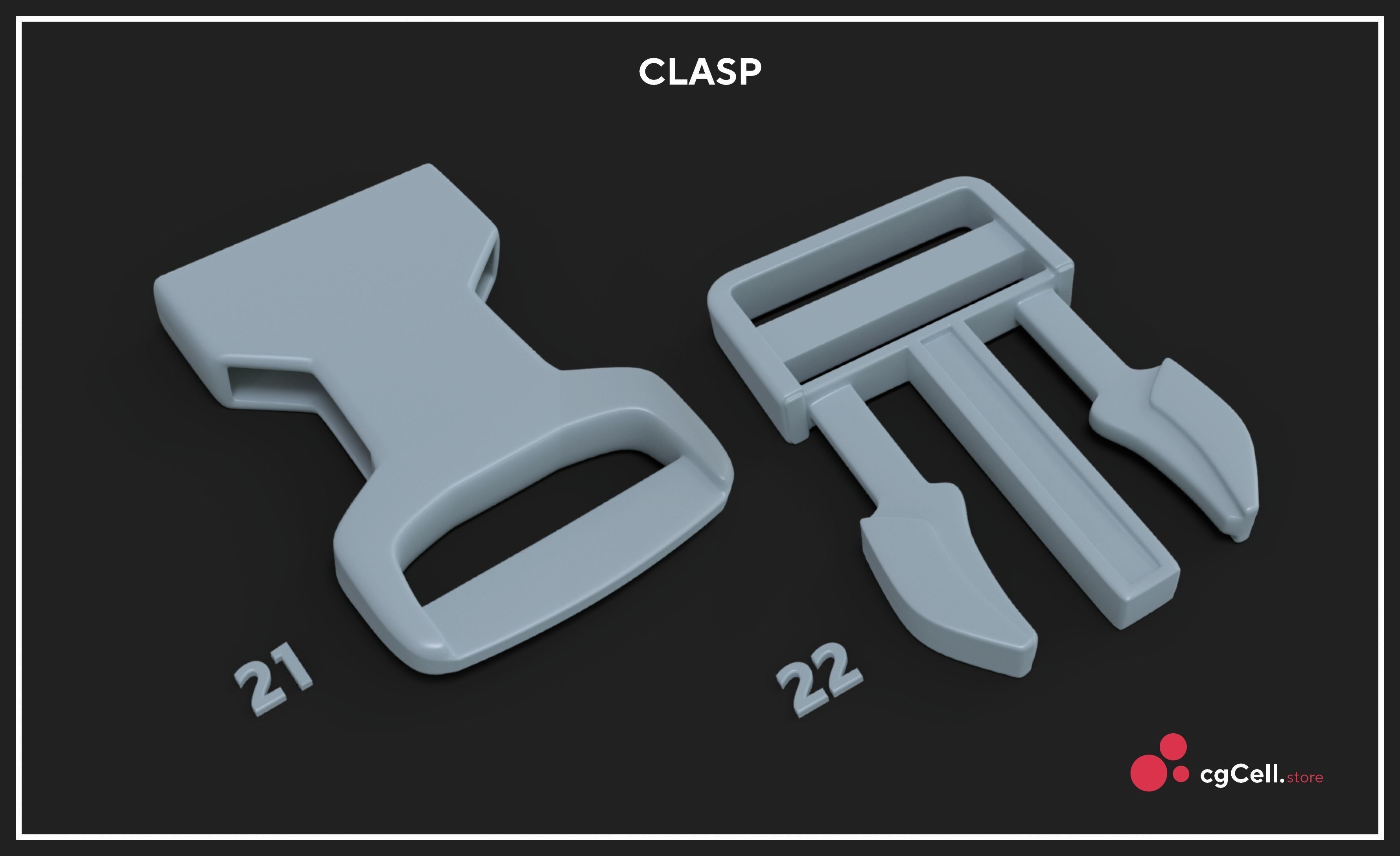 Sewing accessories Vol 01 Low-poly 3D model_11