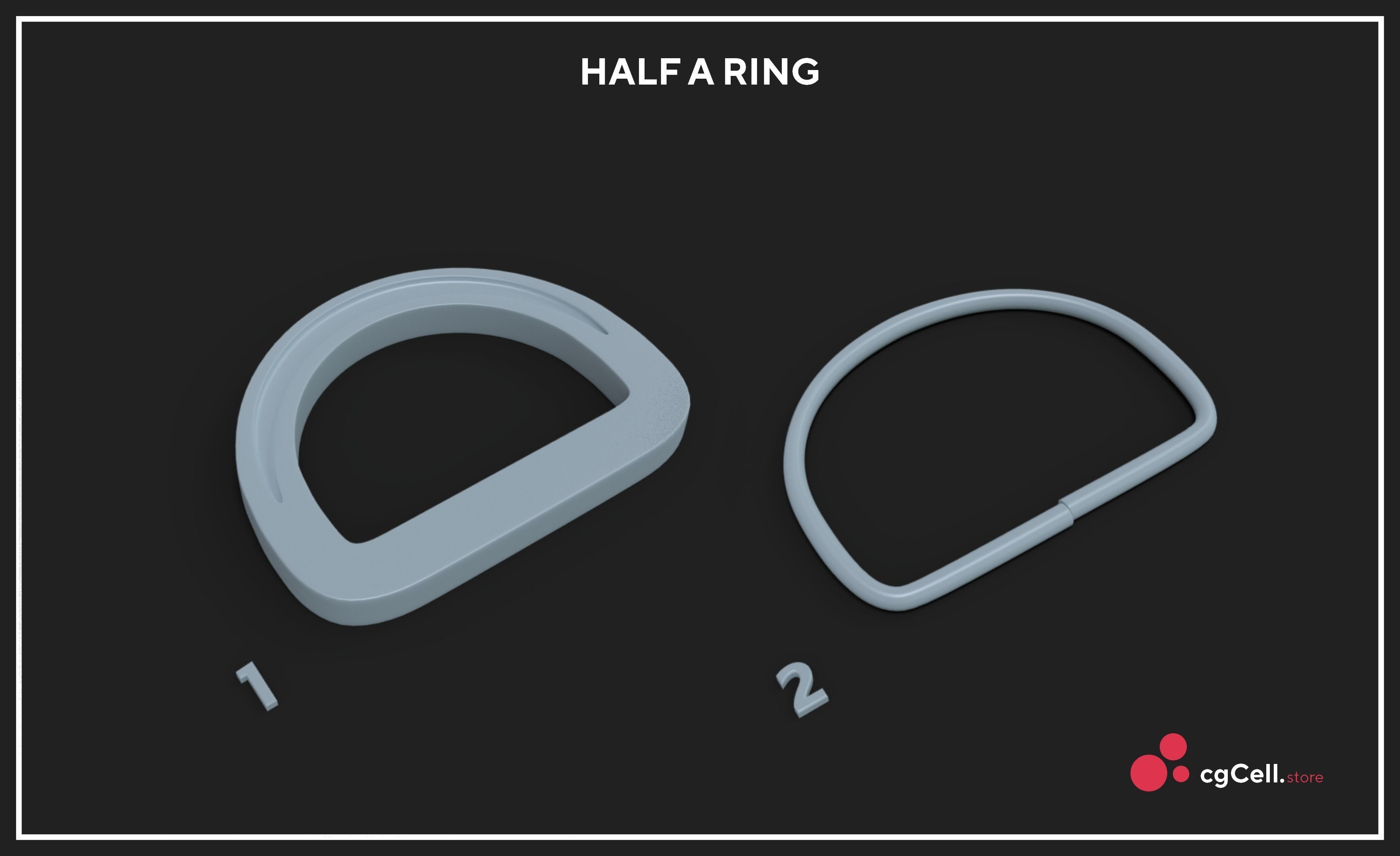 Sewing accessories Vol 01 Low-poly 3D model_1