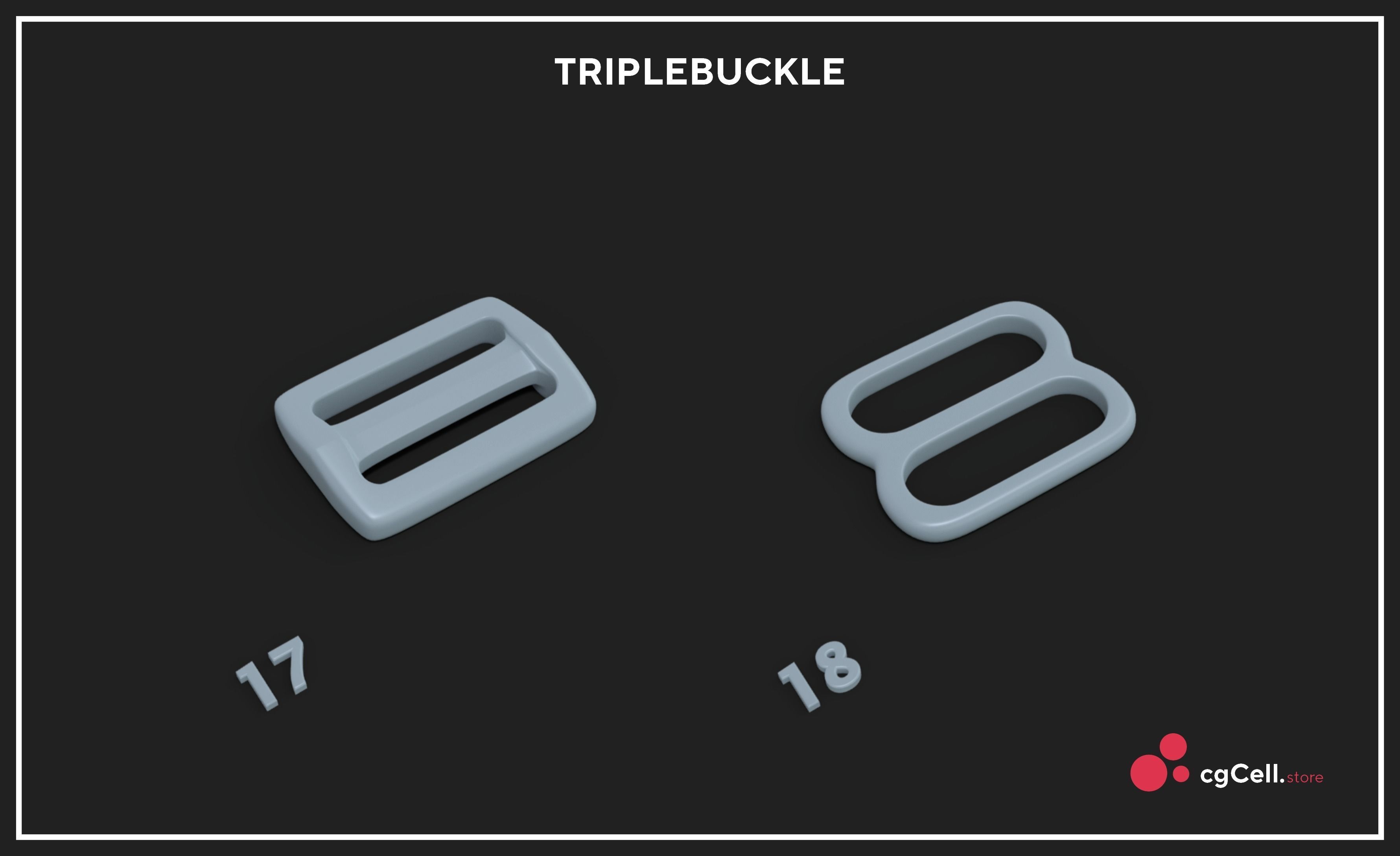 Sewing accessories Vol 01 Low-poly 3D model_9