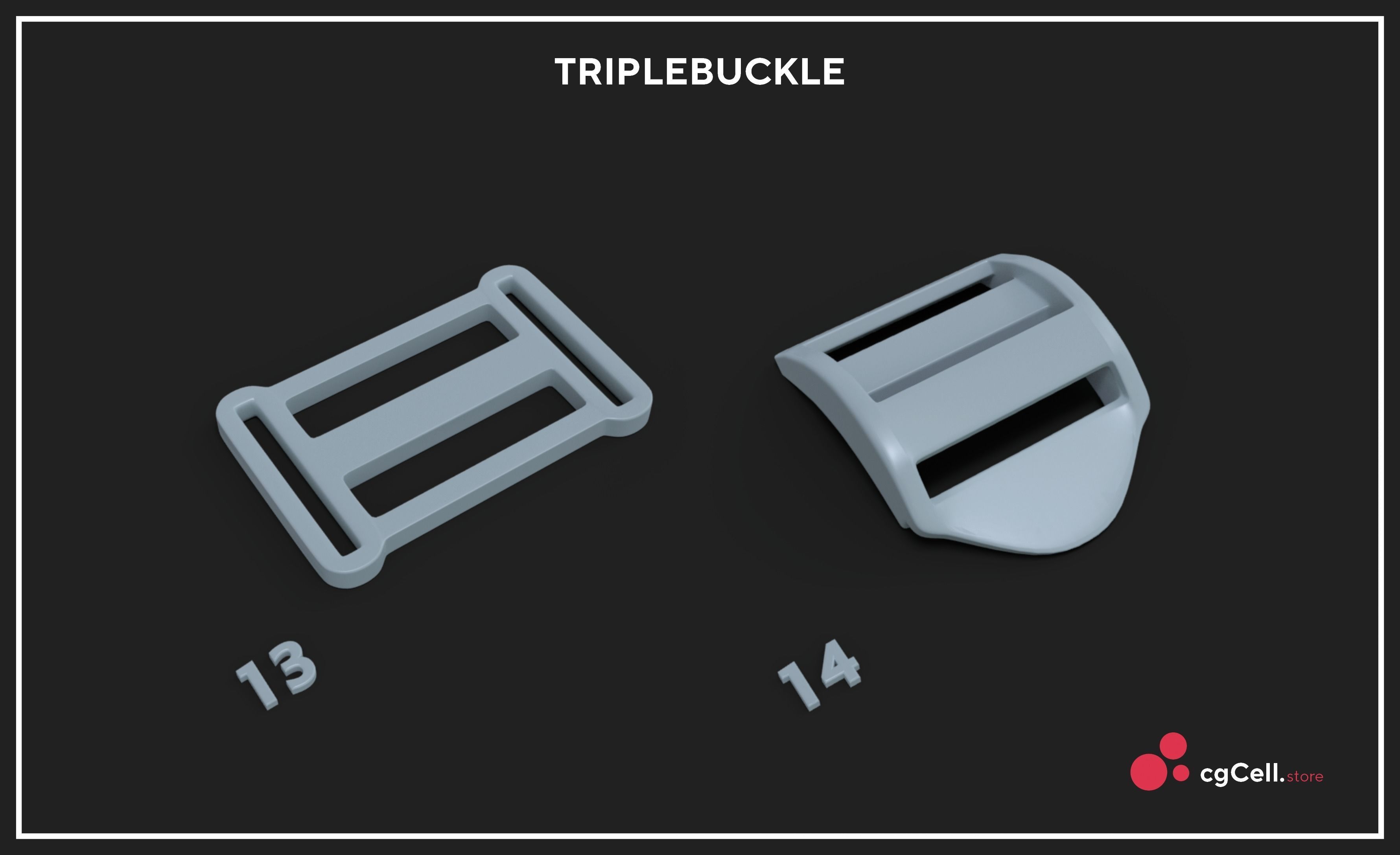 Sewing accessories Vol 01 Low-poly 3D model_7