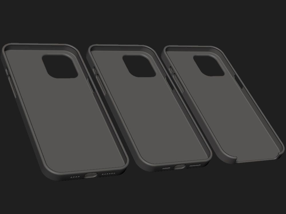 IPhone 12 Pro Max Case 3D print model_9