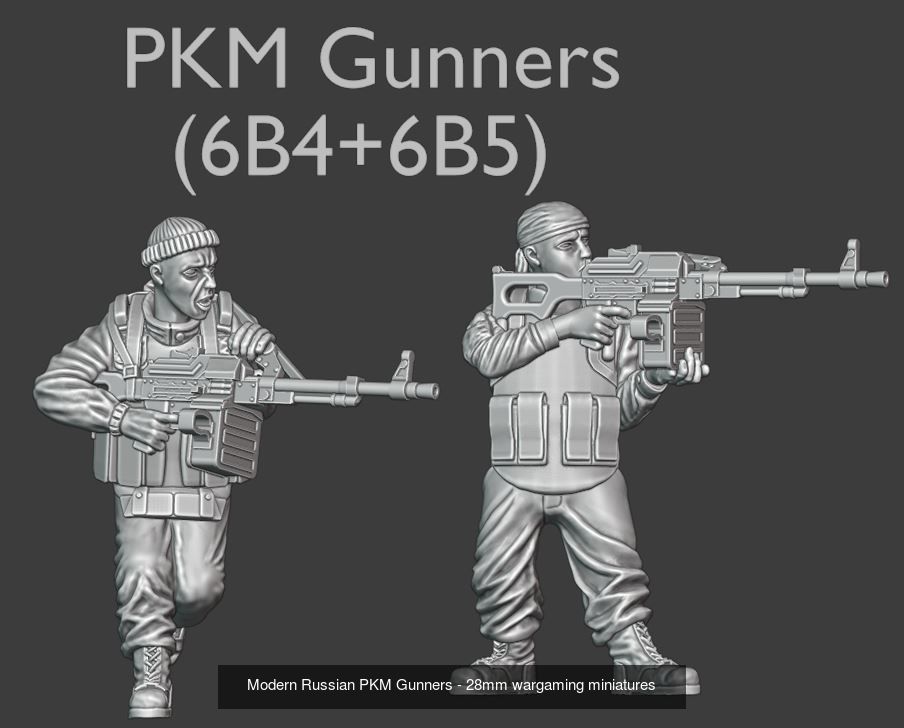 Modern Russian Pack - 28mm wargaming miniatures 3D Model Collection_6