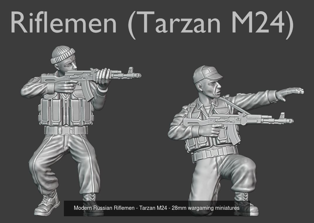 Modern Russian Pack - 28mm wargaming miniatures 3D Model Collection_3