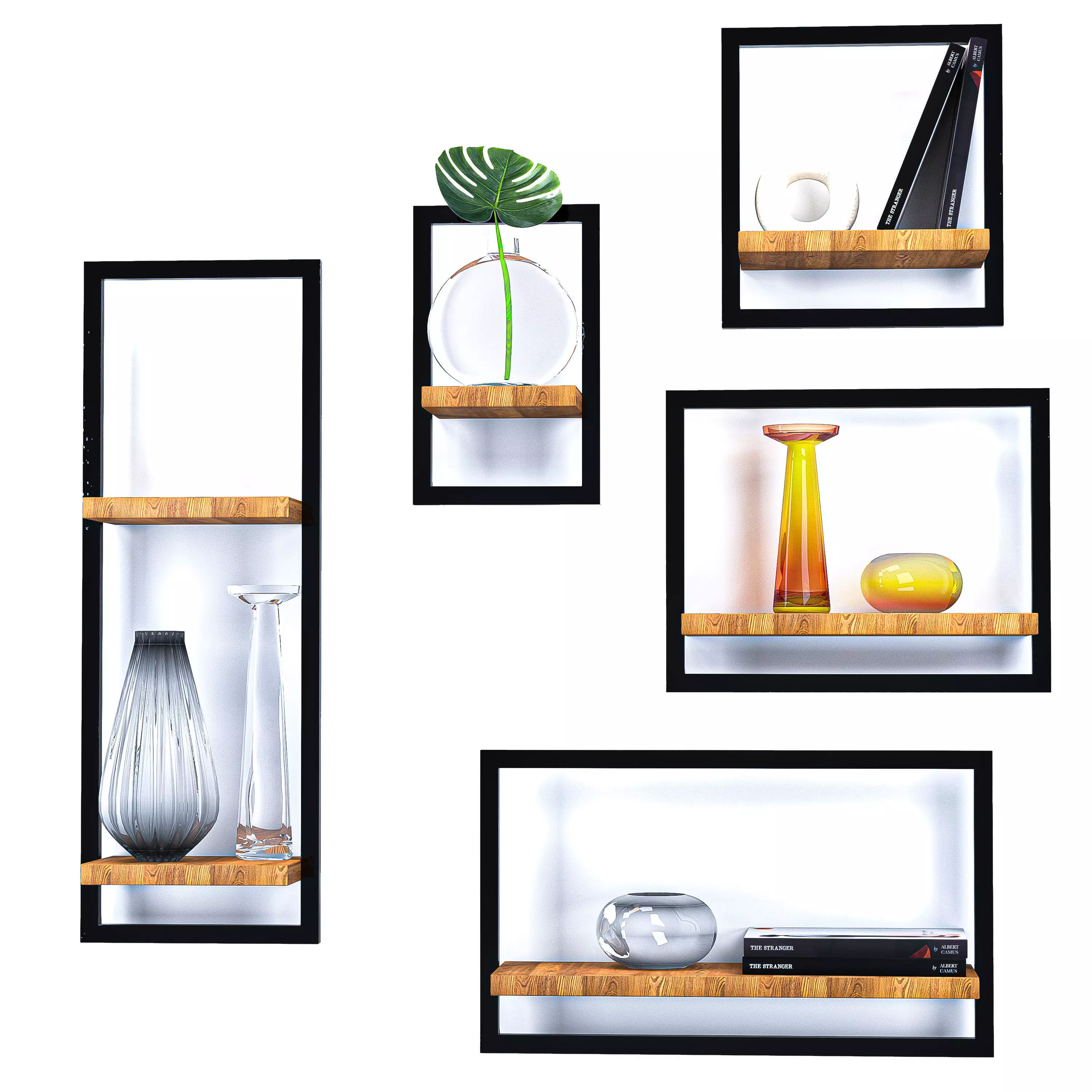 shelf decorativ Free 3D model