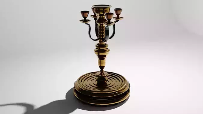 Ornamental CandleStick 3D model