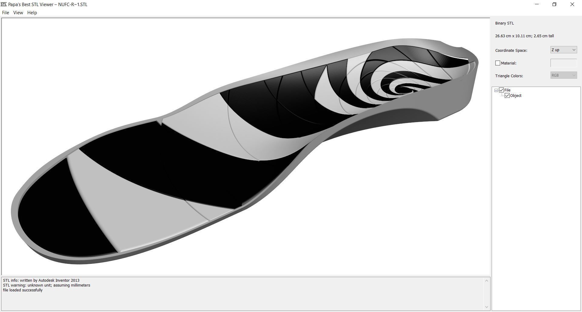 Insole - NUFC 3D print model_6