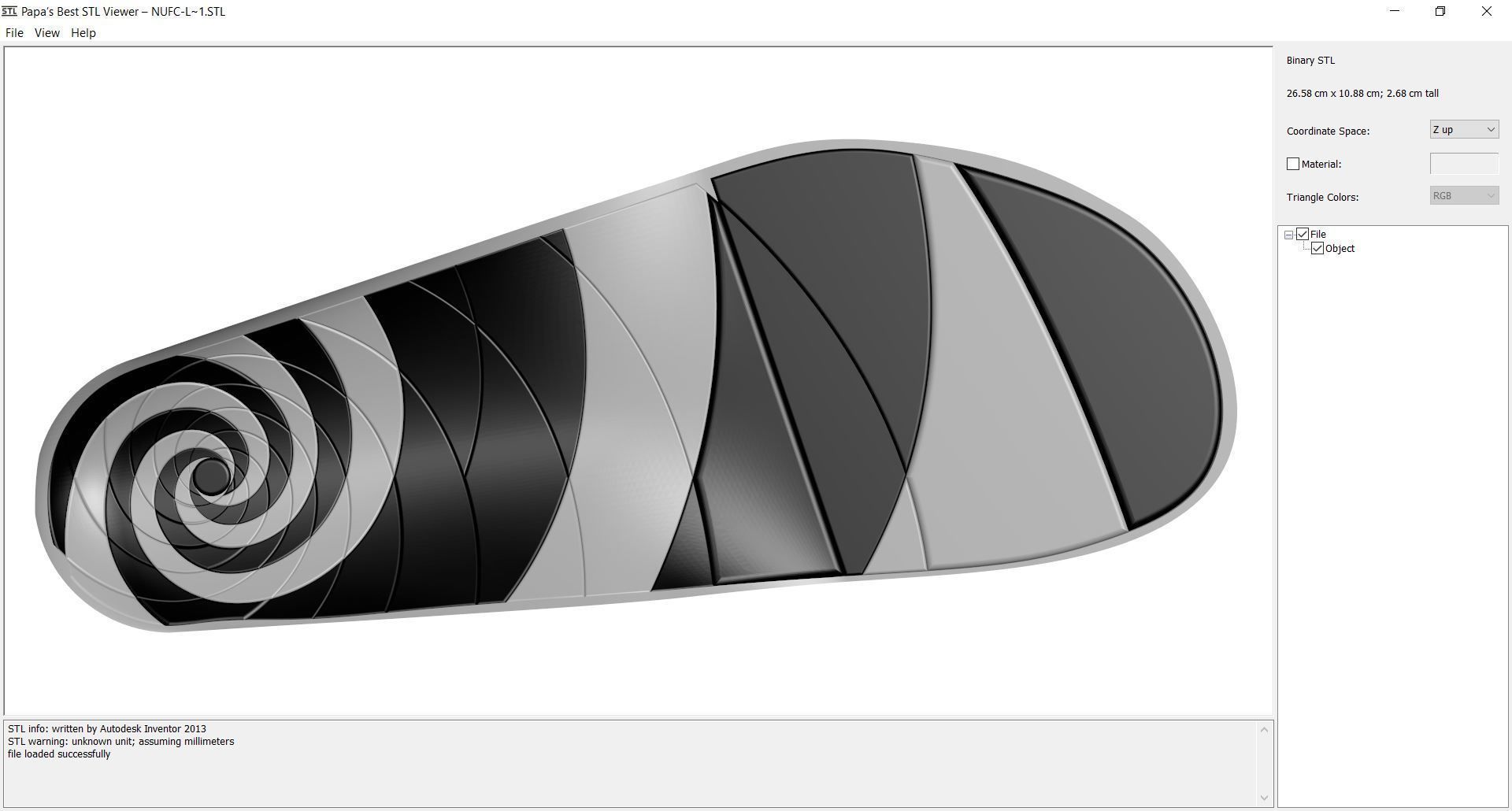 Insole - NUFC 3D print model_2