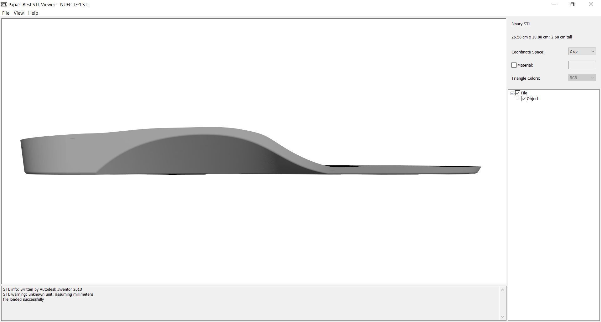 Insole - NUFC 3D print model_3