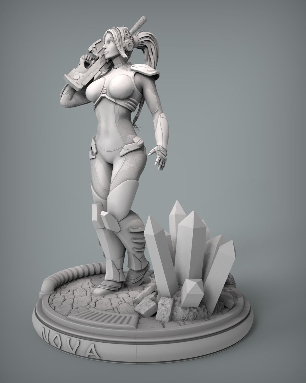NOVA for 3D Printing fanart Cutted Keyed and Tested 3D print model_1