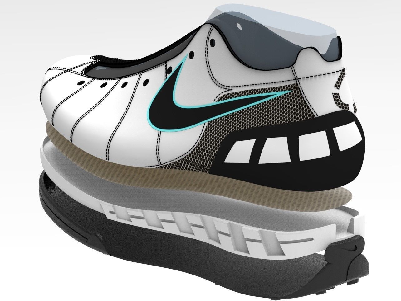 Shoe - Nike 3D print model_1
