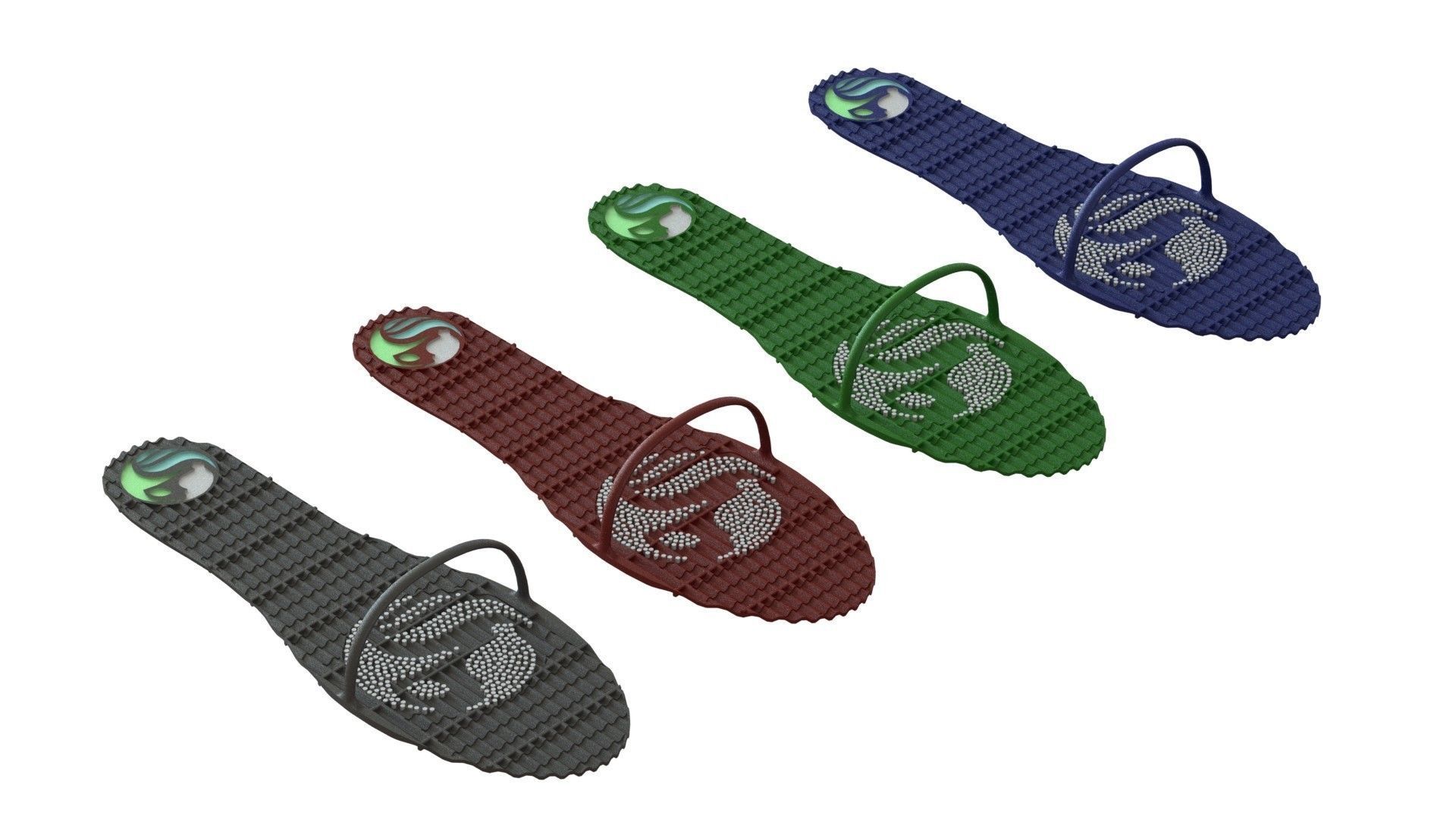 Shoe - slipper 3D print model_5