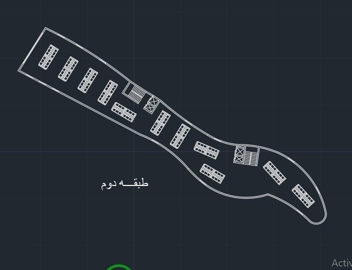 Museum garden with palm trees and shrubs 3D model_16
