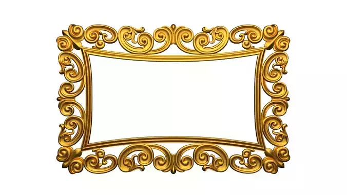 Frame mirror 3D model 11 3D print model