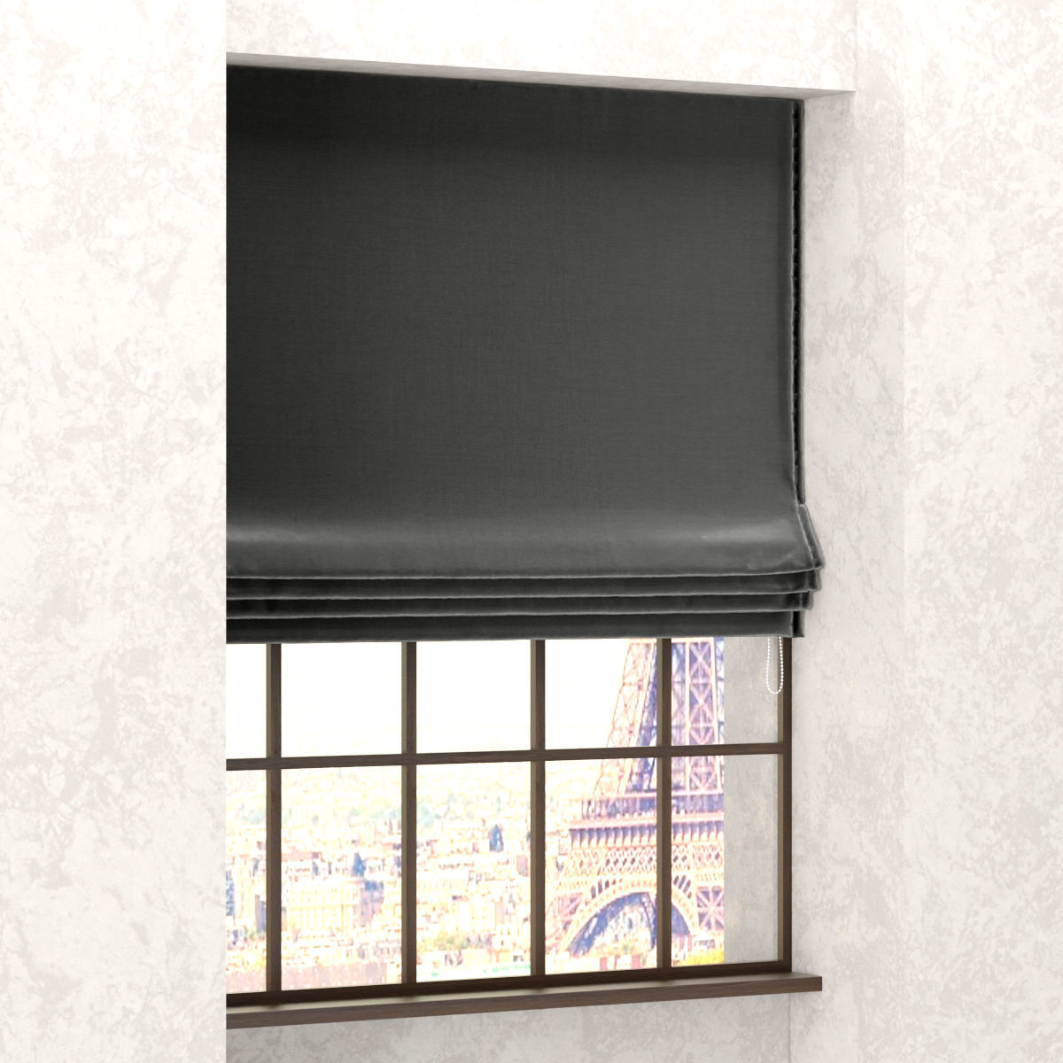 RH Flat romain shade collection 3D model_8