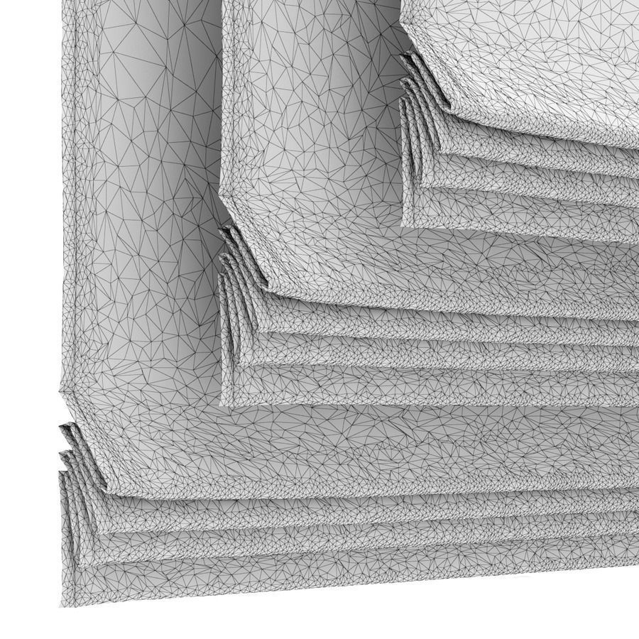 RH Flat romain shade collection 3D model_18