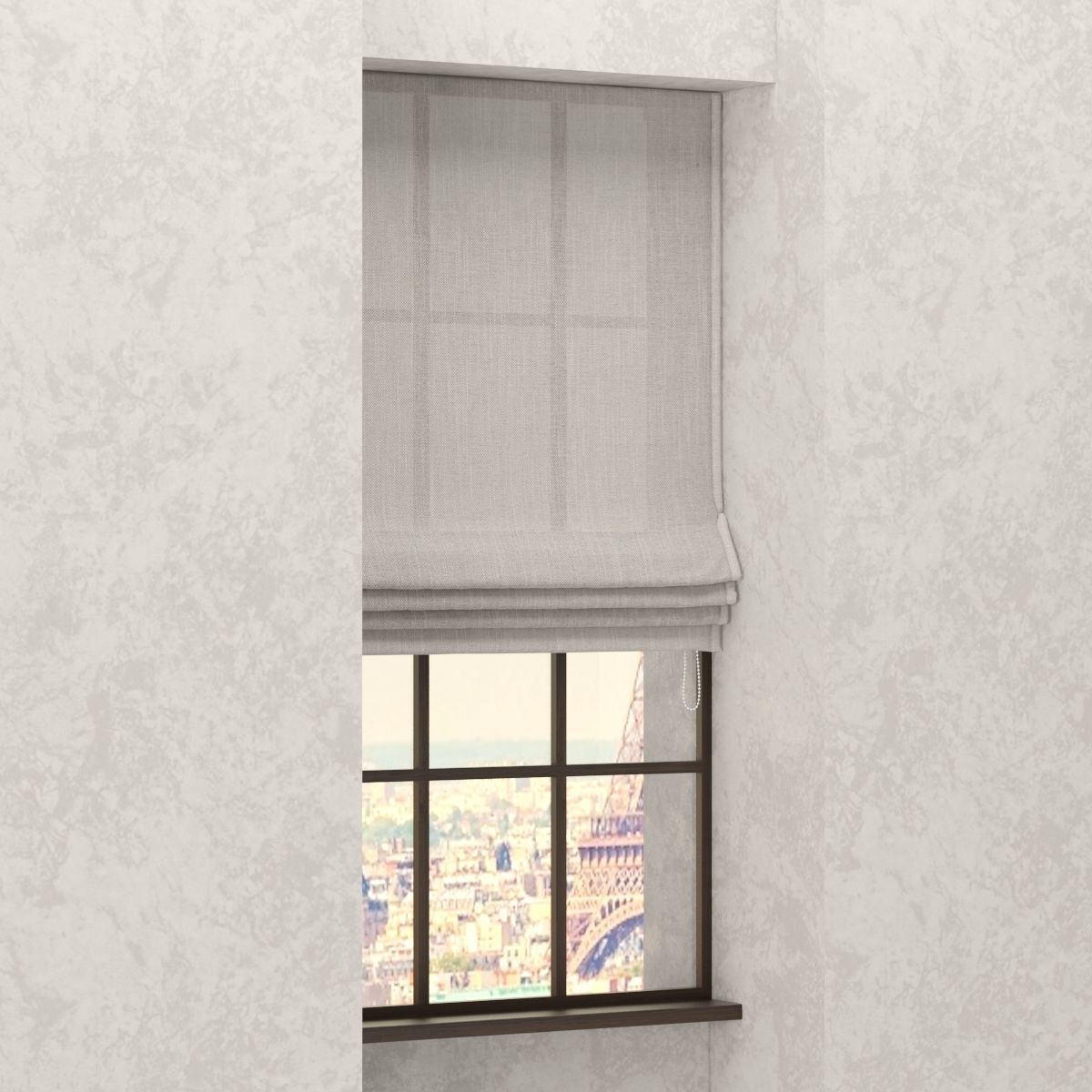 RH Flat romain shade collection 3D model_3