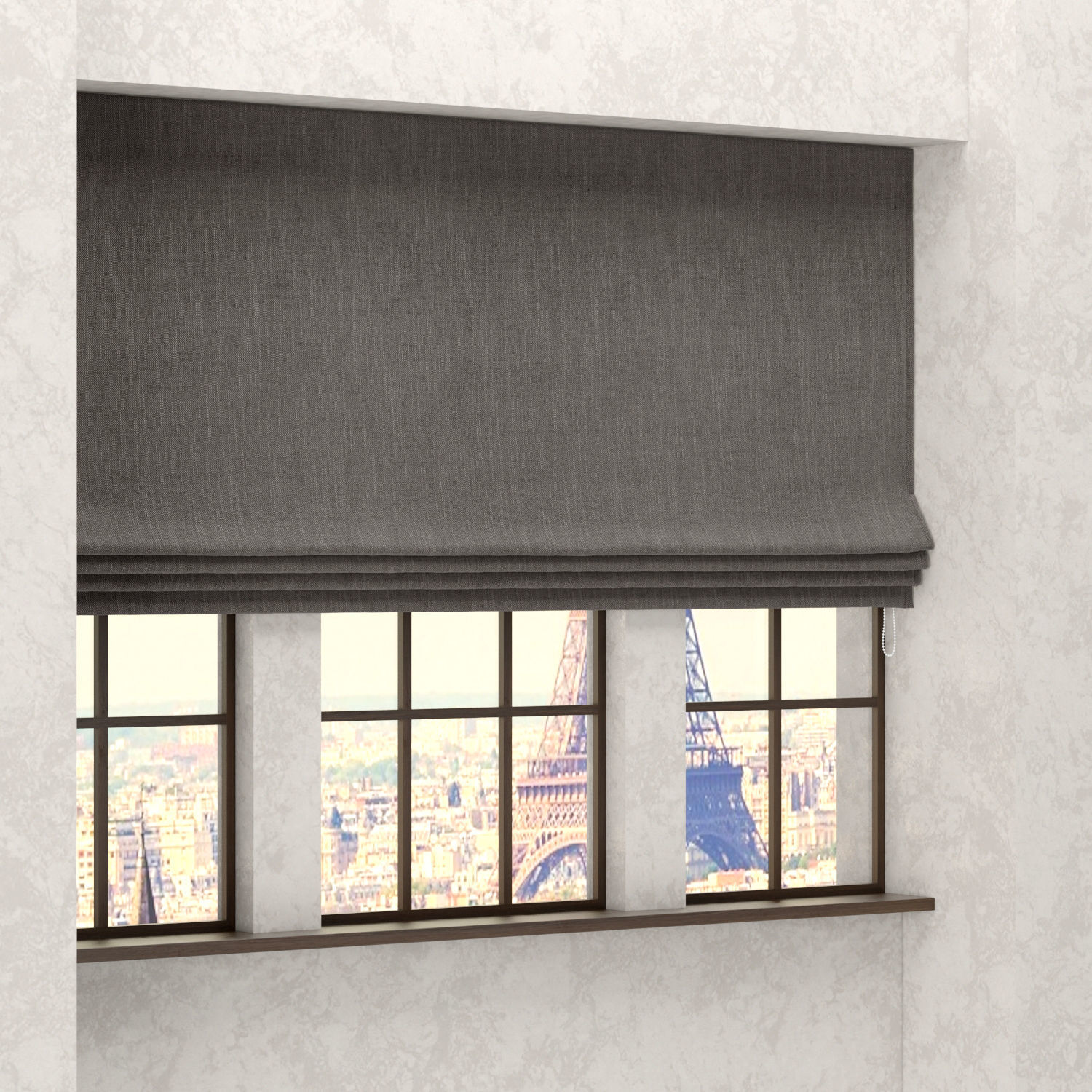 RH Flat romain shade collection 3D model_14