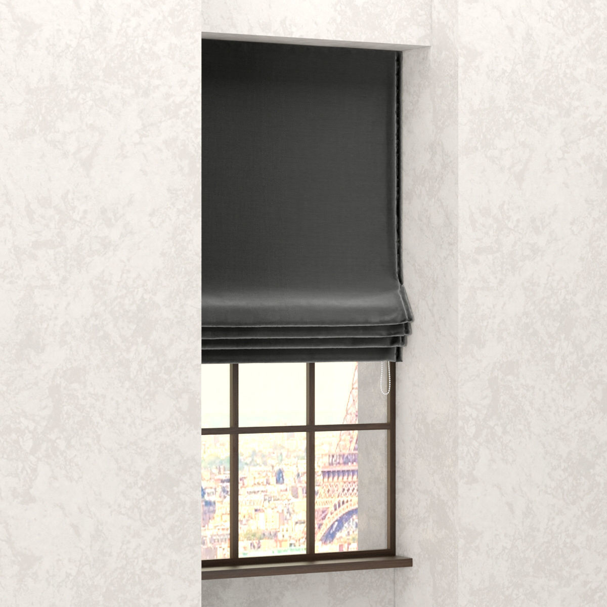 RH Flat romain shade collection 3D model_4