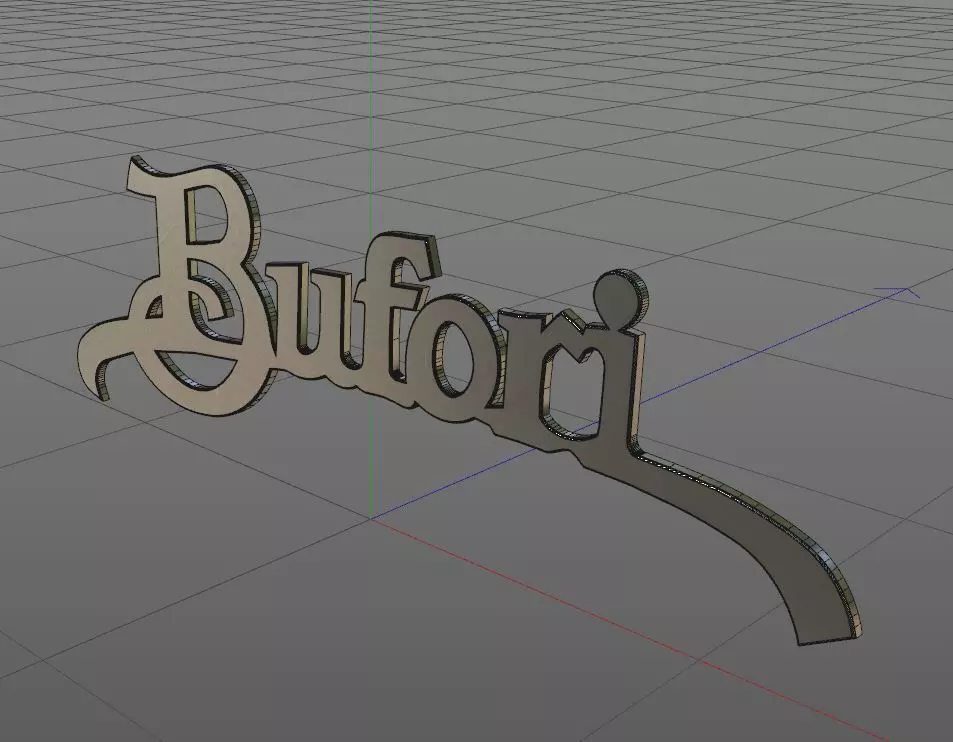 Bufori car logo Free 3D model