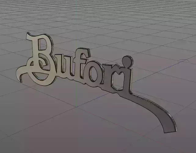 Bufori car logo Free 3D model