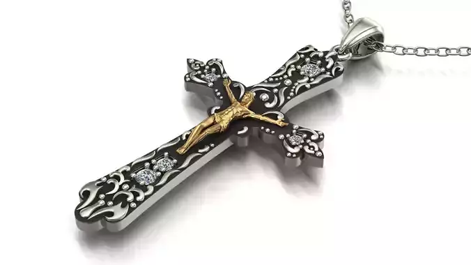 JESUS CROSS PENDANT