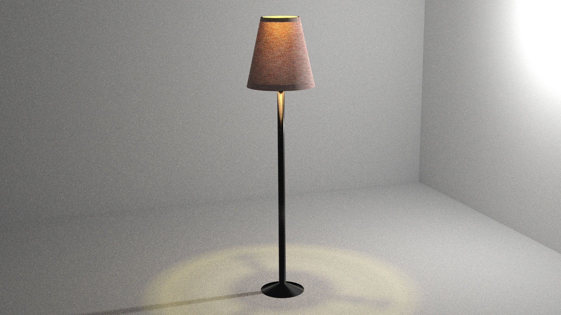 Standing Lamp 3D model_2