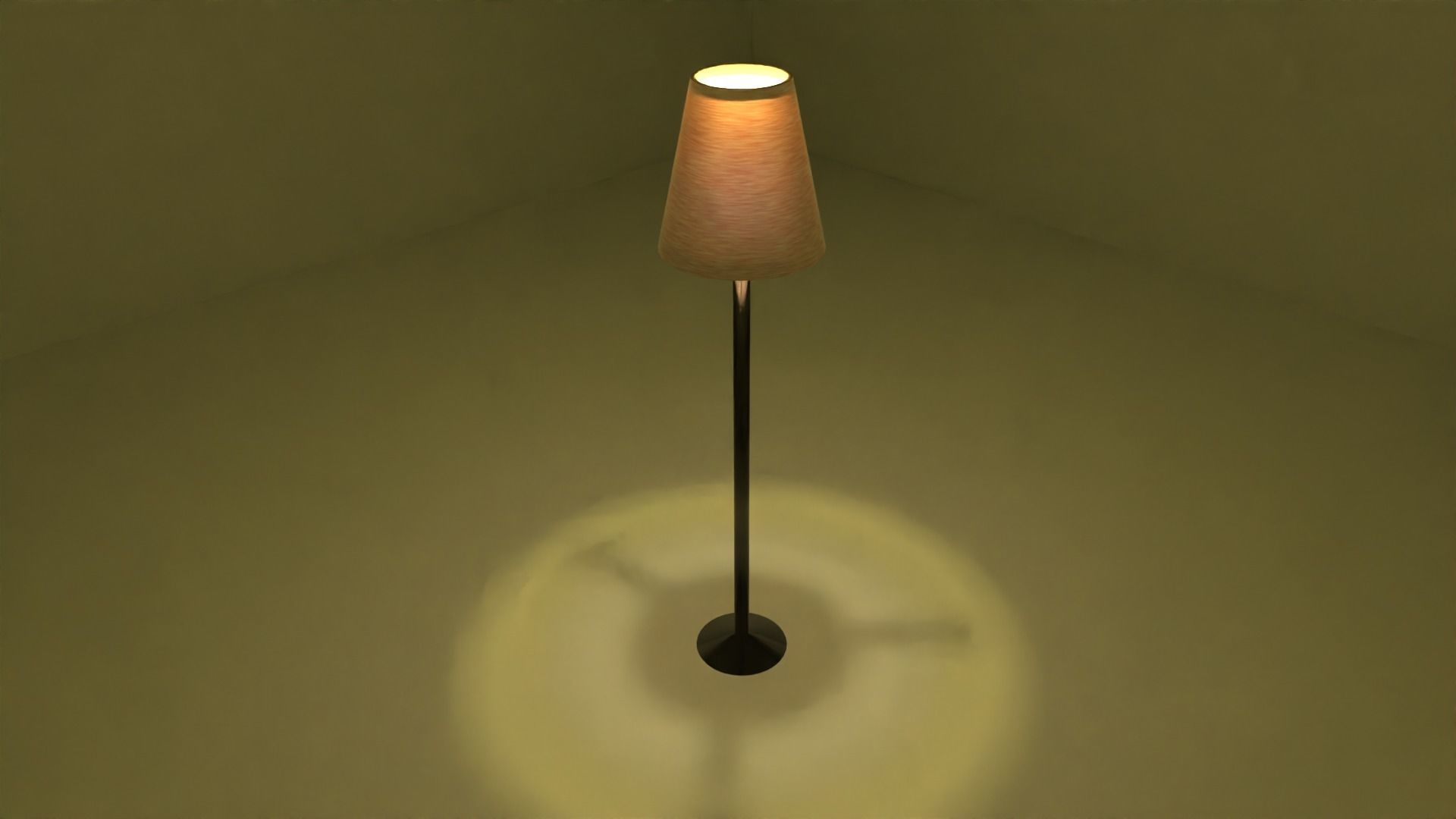 Standing Lamp 3D model_1