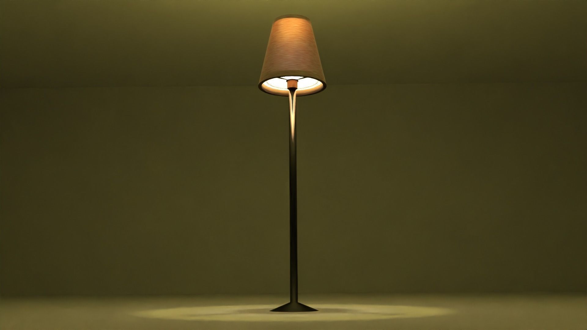 Standing Lamp 3D model_3