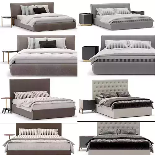 Meroni Colzani beds collection