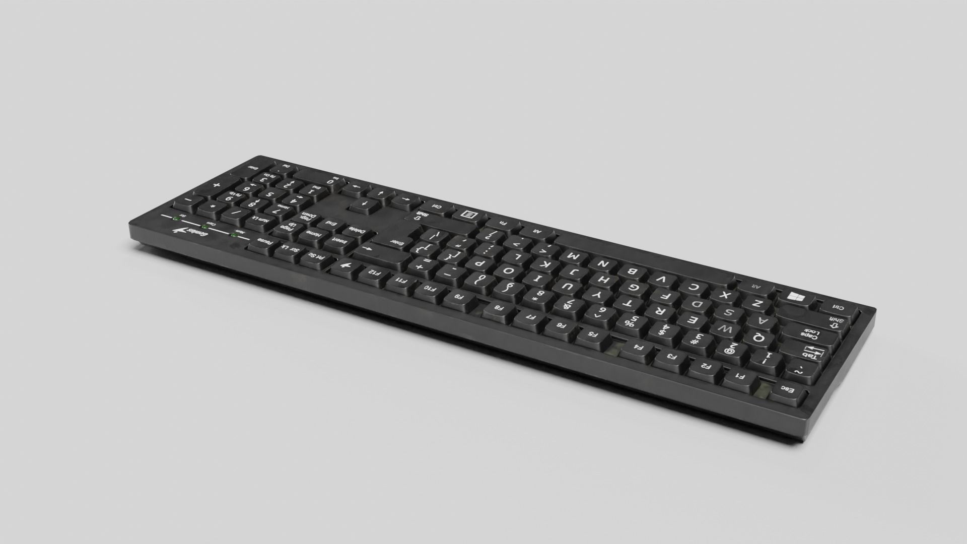 Keyboard Low-poly 3D model_28
