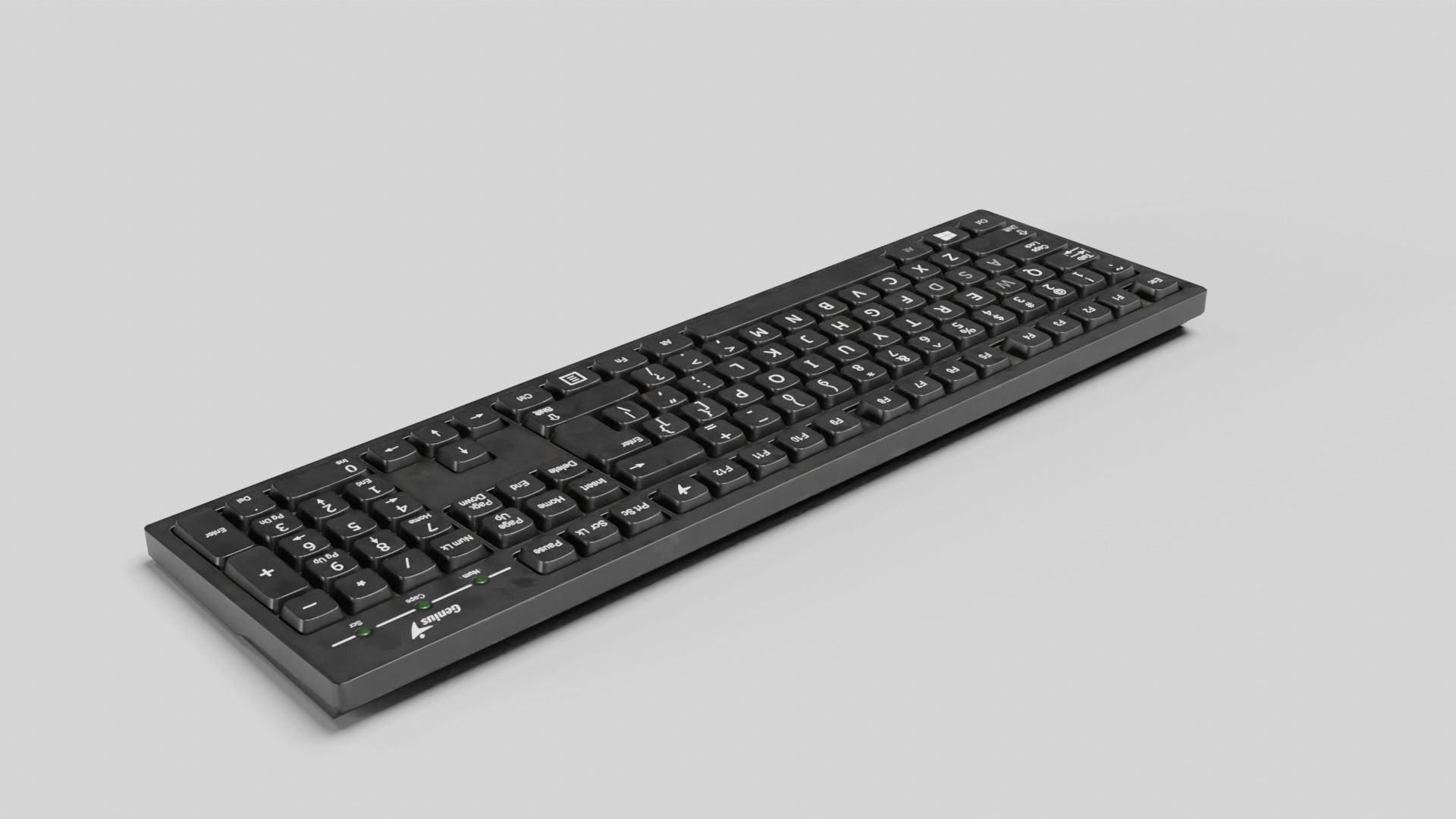 Keyboard Low-poly 3D model_22