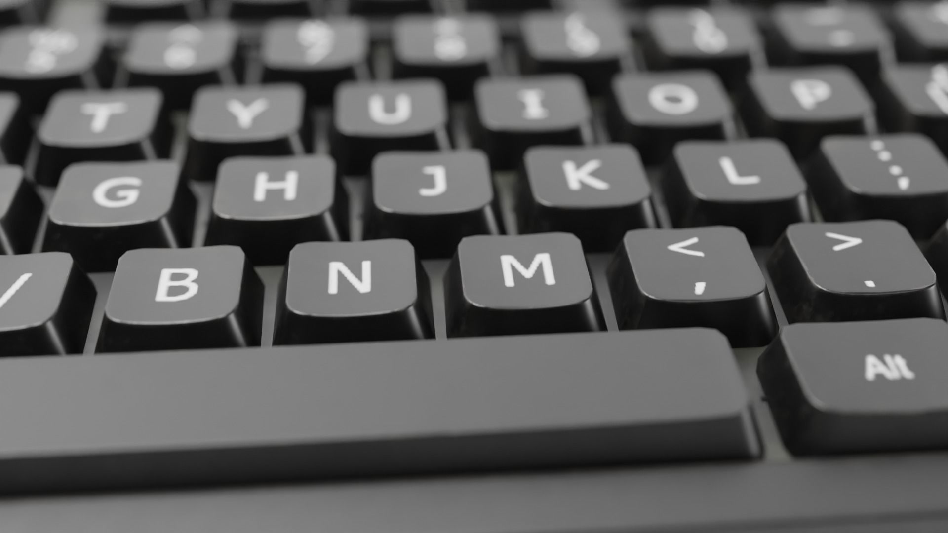 Keyboard Low-poly 3D model_5