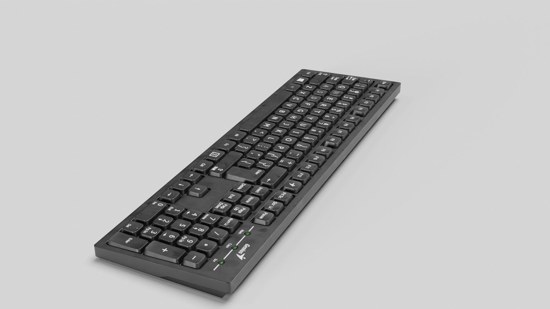 Keyboard Low-poly 3D model_20